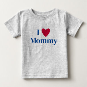 T-shirt Pour Bébé J'aime maman petite chemise bébé