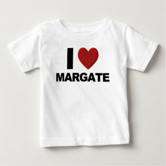 T-shirt Pour Bébé J'aime Margate