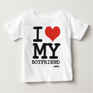 T-shirt Pour Bébé j'aime mon ami