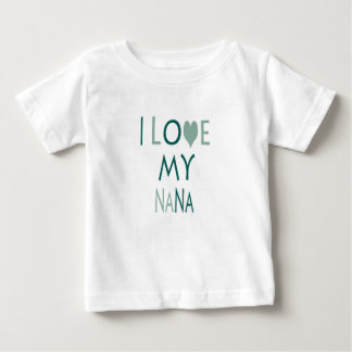 T-shirt Pour Bébé J'Aime Mon Nana Toddler Tee