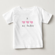 J'Aime Mon Papa Coeur Rose