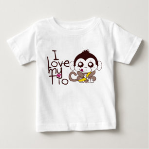 T-shirt Pour Bébé J'aime mon Tio