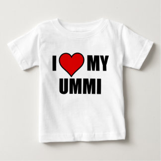 T-SHIRT POUR BÉBÉ J'AIME MON UMMI