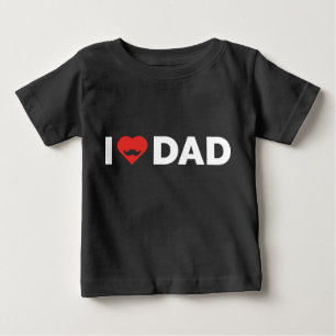 T-shirt Pour Bébé J'aime Papa