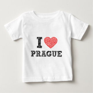 T-shirt Pour Bébé J'aime Prague