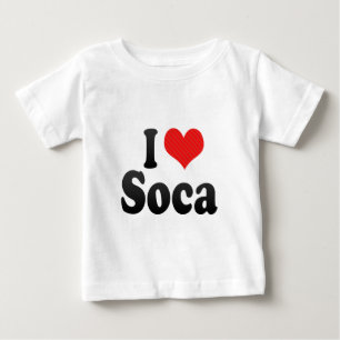 T-shirt Pour Bébé J'aime Soca