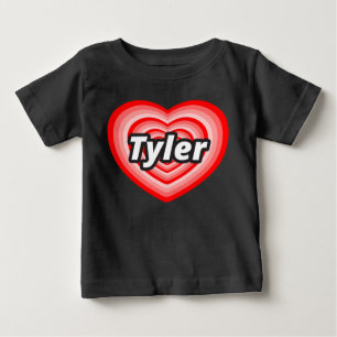 T-shirt Pour Bébé J'aime Tyler