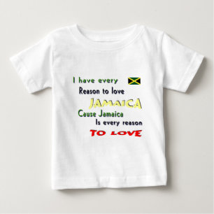 T-shirt Pour Bébé jamaïque