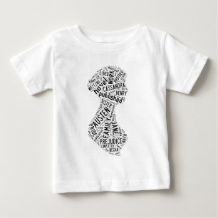 T-shirt Pour Bébé Jane Austen Wordle