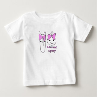 T-shirt Pour Bébé Je demande un ponton