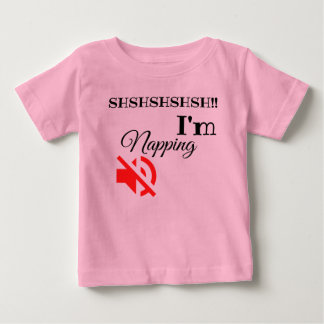 T-shirt Pour Bébé je fais la sieste original adorable mignon
