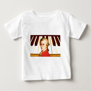 T-shirt Pour Bébé Je joue à Mozart_