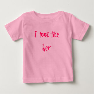 T-shirt Pour Bébé Je lui ressemble