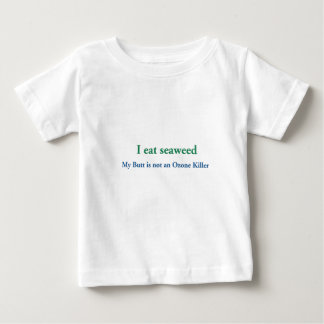 T-shirt Pour Bébé Je mange l'algue