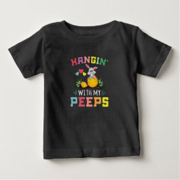 T-shirt Pour Bébé Je me accroche avec mes yeux