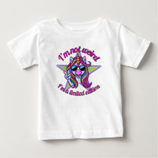 T-shirt Pour Bébé Je ne suis pas bizarre, je suis une licorne en édi