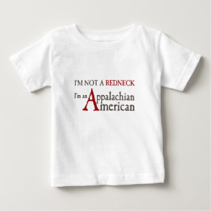 T-shirt Pour Bébé Je ne suis pas un plouc, je suis un Américain