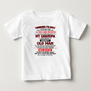 T-shirt Pour Bébé Je pense que je suis juste un enfant gâté a ét