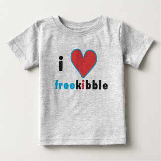 T-shirt Pour Bébé "je pièce en t freekibble de coeur"