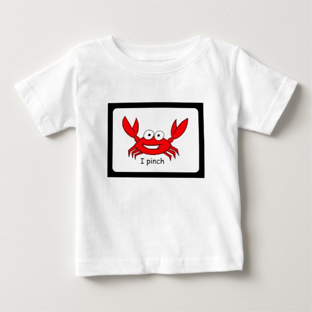 T-shirt Pour Bébé Je pince la chemise d'enfant en bas âge (Devant)