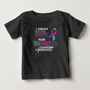 T-shirt Pour Bébé Je Porte Du Bleu Rose Turquoise Pour Les Lauréats