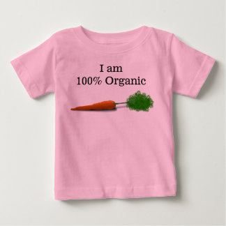 T-shirt Pour Bébé Je Suis 100% Vêtements Pour Enfants Bio