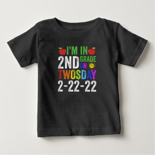 T-shirt Pour Bébé Je suis en 2e année le jeudi 22 février 2022