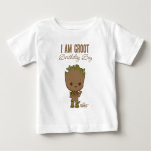 T-shirt Pour Bébé Je suis Groot   1er anniversaire