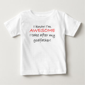 T-shirt Pour Bébé Je suis impressionnant je prends après mon parrain