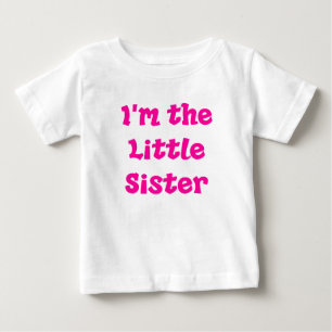 T-shirt Pour Bébé Je suis la petite soeur