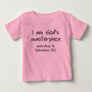 T-shirt Pour Bébé Je suis le chef-d'oeuvre de Dieu selon les Éphésie