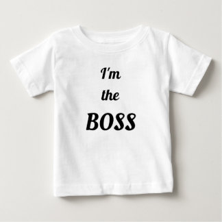 T-shirt Pour Bébé Je suis le patron
