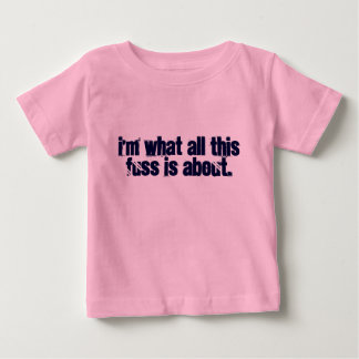 T-shirt Pour Bébé Je suis le sujet de toute cette histoire.