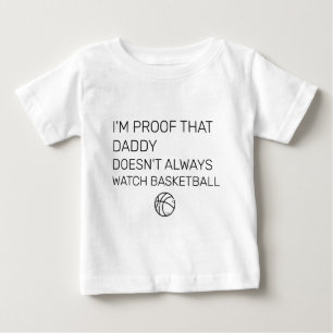 T-shirt Pour Bébé Je suis Preuve que papa ne regarde pas toujours le