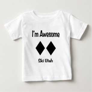 T-shirt Pour Bébé Je suis ski impressionnant Utah