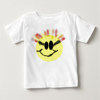 T-shirt Pour Bébé Je suis un bébé de soleil ! Blanc