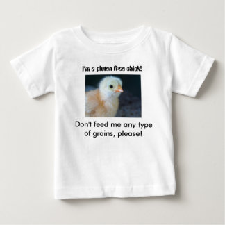 T-shirt Pour Bébé Je suis un gluten libère le poussin !