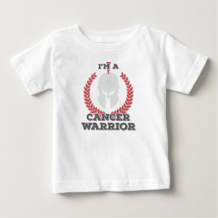 T-shirt Pour Bébé Je suis un guerrier du cancer et le don de sensibi