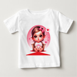 T-shirt Pour Bébé Je suis une CHOUPETTE