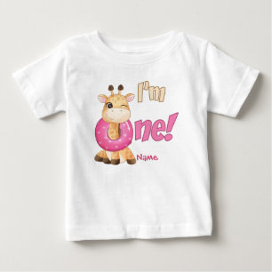 T-shirt Pour Bébé Je suis une girafe