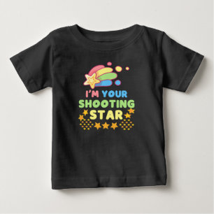 T-shirt Pour Bébé Je suis vos enfants étoile filante