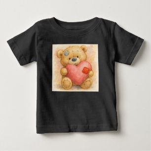 T-shirt Pour Bébé Je t'aime ! par Natasha Us