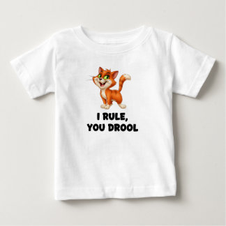 T-shirt Pour Bébé Je te régis de baver
