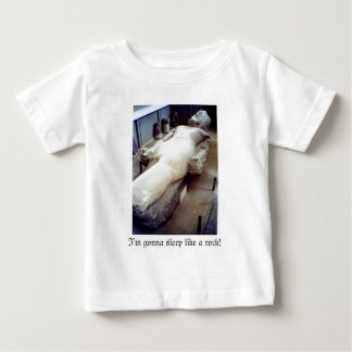T-shirt Pour Bébé Je vais dormir comme un rocher !