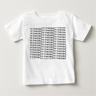 T-shirt Pour Bébé Je vous remercie de répéter Thanksgiving
