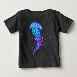 T-shirt Pour Bébé Jellyfish éclatante couleur