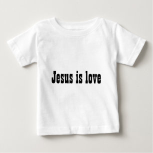 T-shirt Pour Bébé Jésus aime bébé