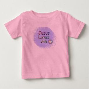 T-shirt Pour Bébé Jésus m'aime