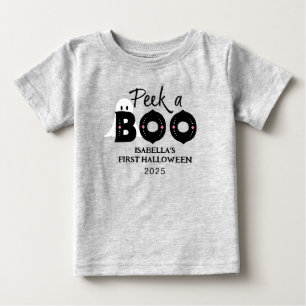 T-shirt Pour Bébé Jetez un oeil à un garçon personnalisé 1er Hallowe