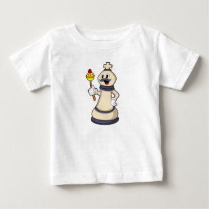 T-shirt Pour Bébé Jeu d'échecs King à Chess.PNG